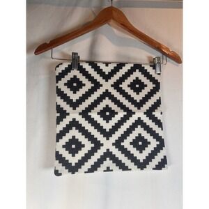 Black And White Geometric Pillow Case, 12 X 12 Inch Case, 1 Case Only